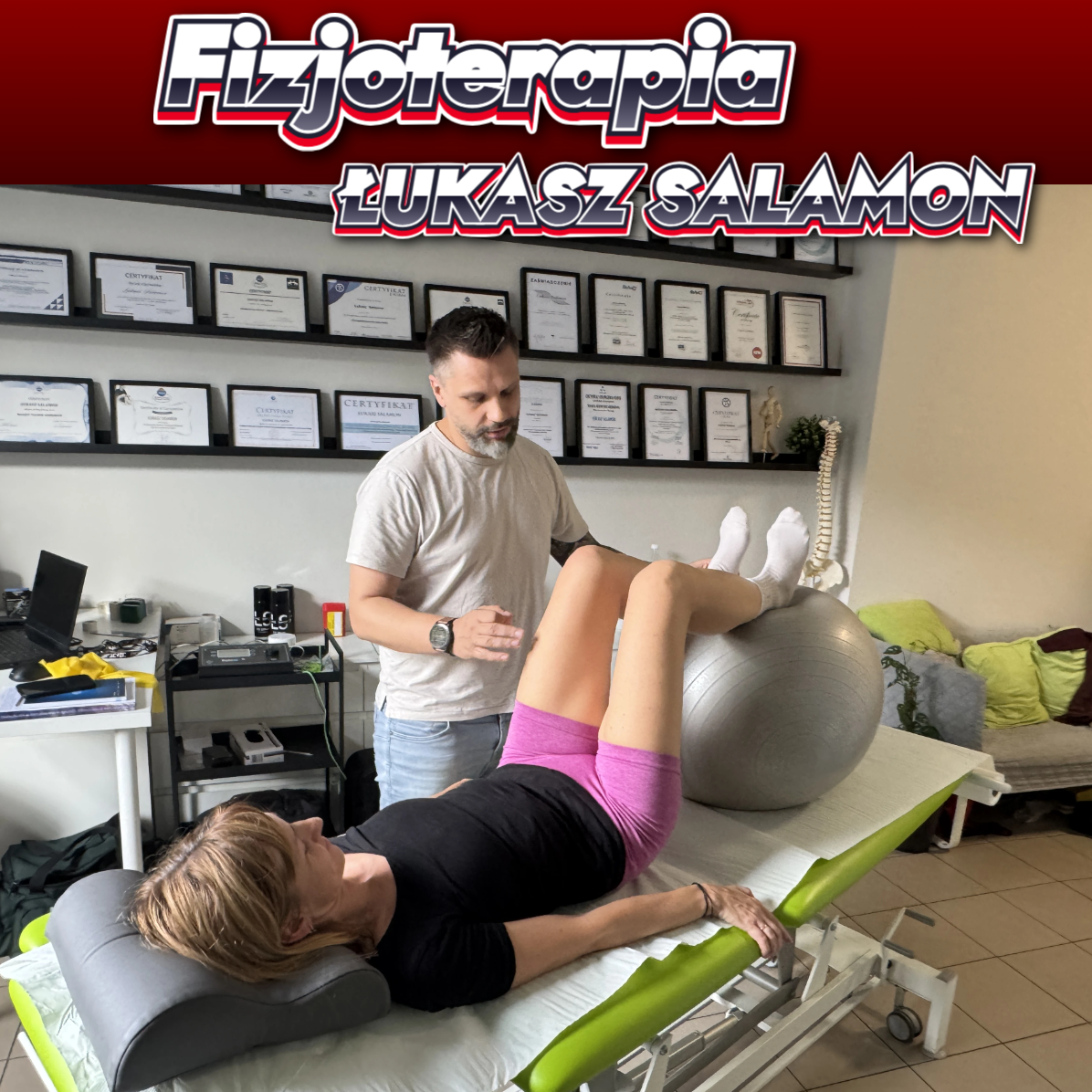 Fizjoterapia i rehabilitacja z Łukaszem Salamonem