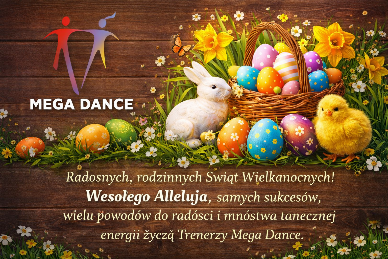 Życzenia Wielkanocne od Mega Dance