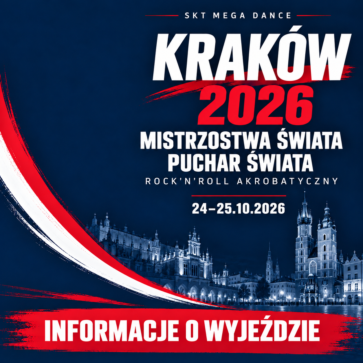 Kraków – Mistrzostwa Świata i Europy. Informacje organizacyjne